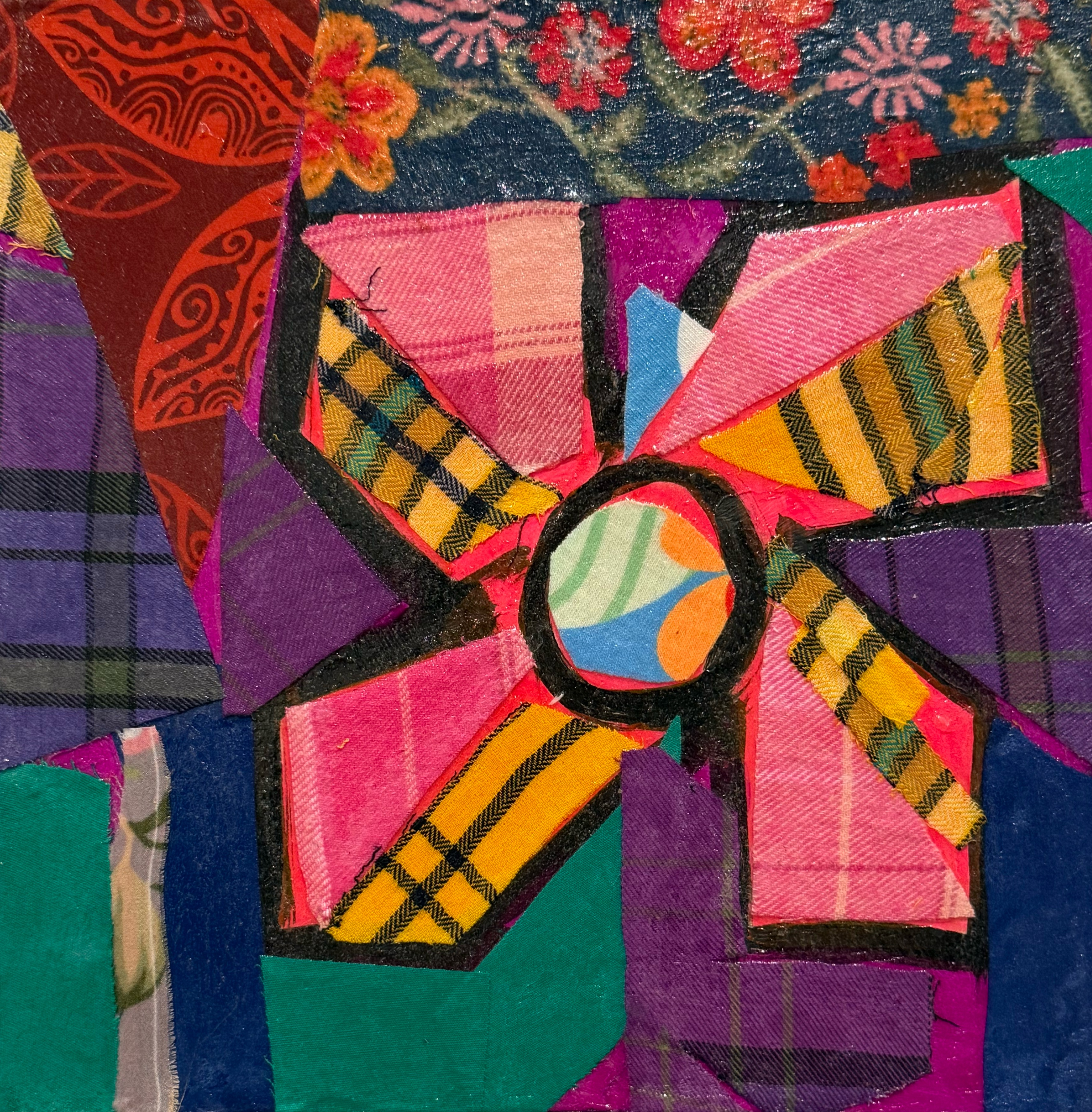 What She Made: Quilt Squares 5, 8 × 8 in.