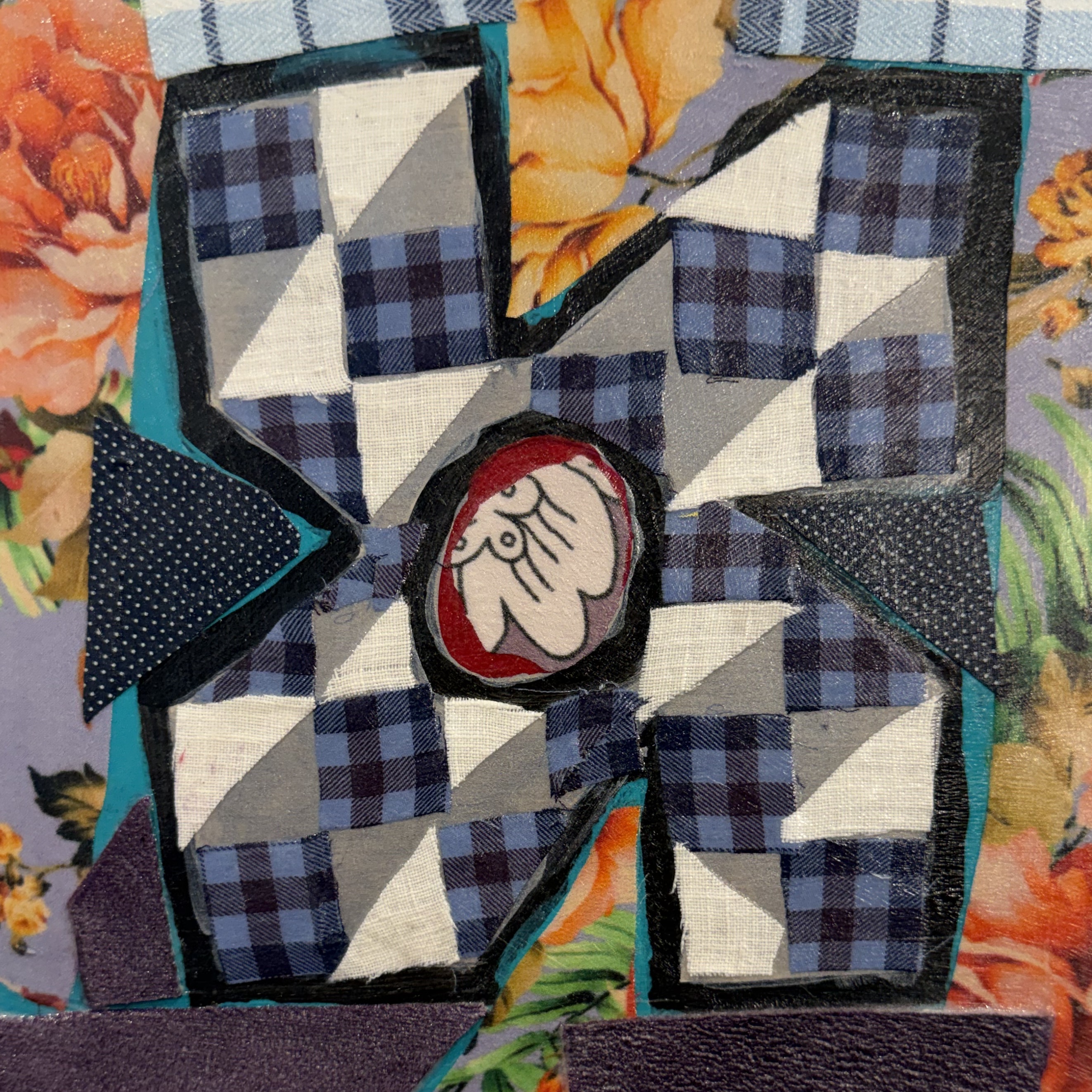 What She Made: Quilt Squares 7, 8 × 8 in.